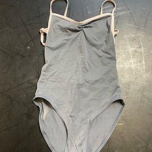 Microfiber Grey Yumiko Leotard